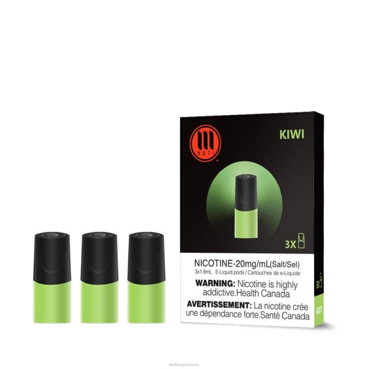 MOTI Vape Amazon - MOTI dosettes classiques kiwi DTJL0100