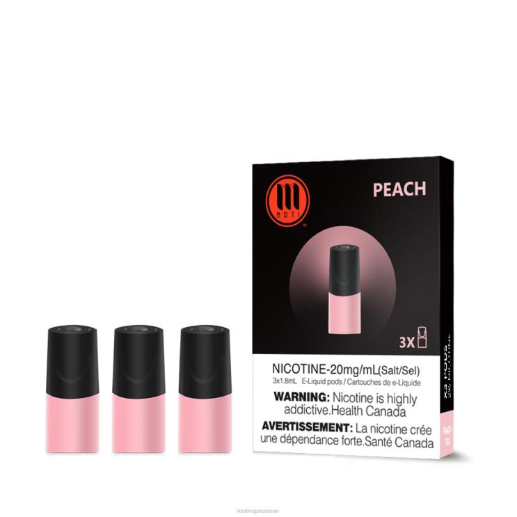 MOTI Vape Berne - MOTI dosettes classiques pêche DTJL0102