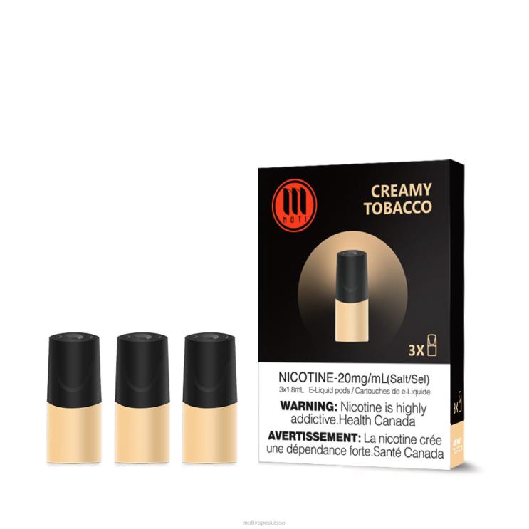 MOTI Vape Disposable - MOTI dosettes classiques tabac crémeux DTJL0106