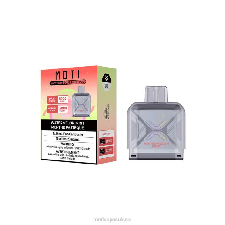 MOTI Vape For Sale - MOTI Go Pro dosette jetable menthe pastèque DTJL089