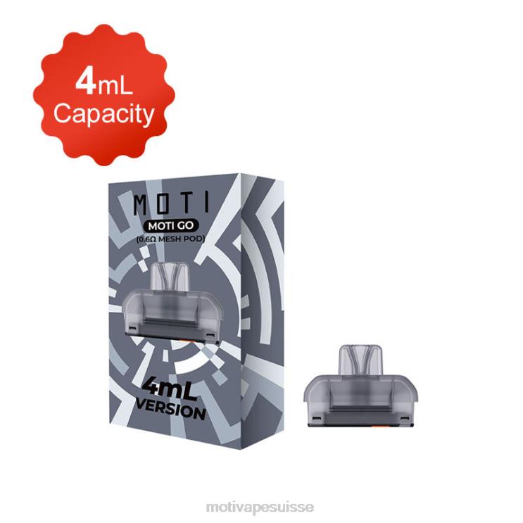 MOTI Vape Amazon - MOTI Go Pro dosettes rechargeables (un paquet de 2) DTJL0120