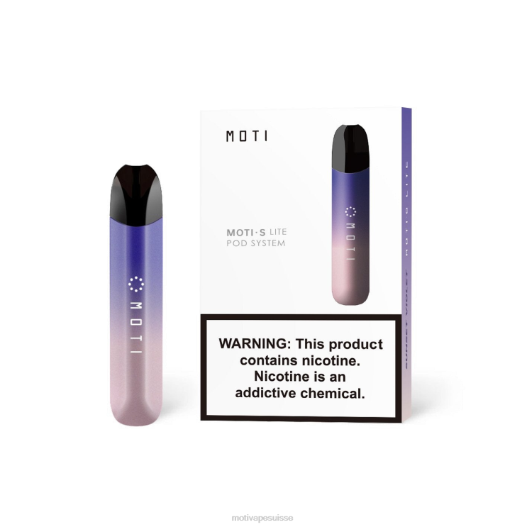 MOTI Vape Berne - MOTI S Lite appareil haut de gamme violette au coucher du soleil DTJL0112