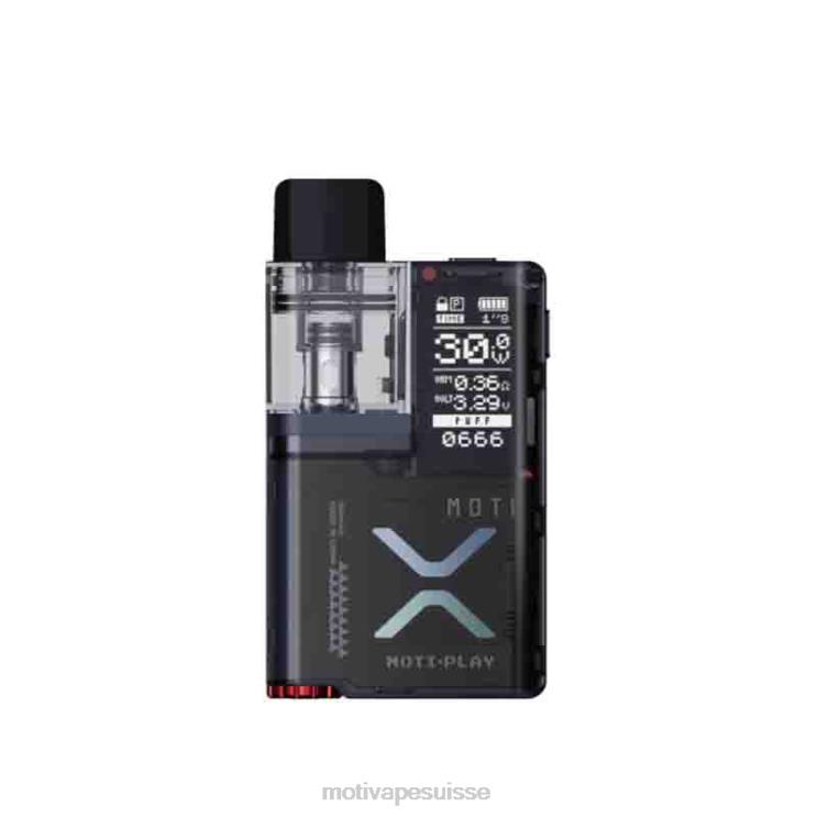 MOTI Vape Flavors Suisse - MOTI Play kit de modules de dosettes cyber bleu DTJL098