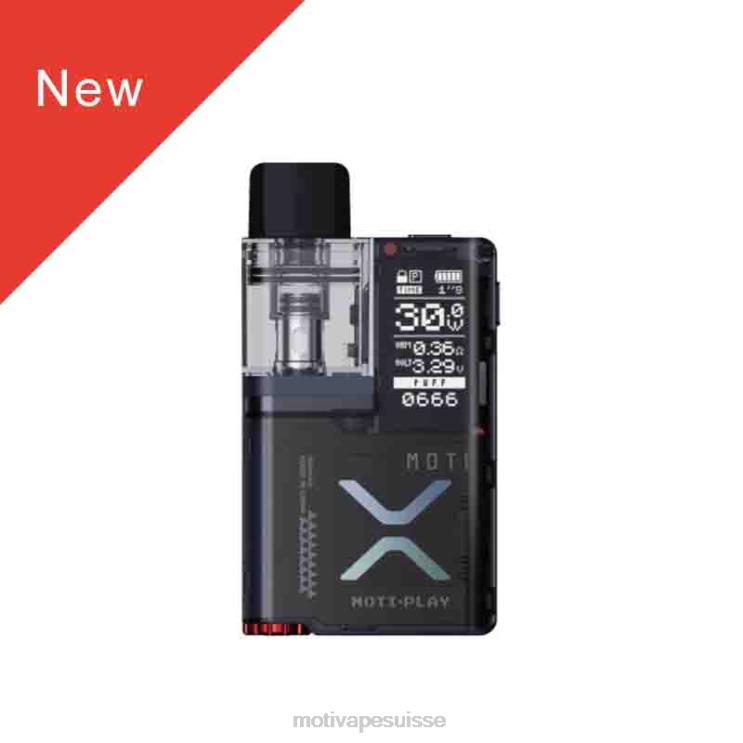 MOTI Vape Flavors Suisse - MOTI Play kit de modules de dosettes cyber bleu DTJL098