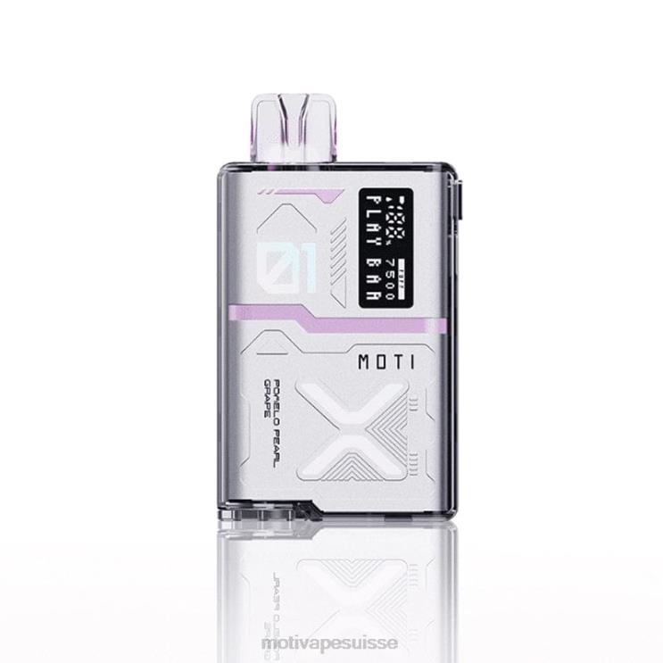 MOTI Vape Disposable - MOTI Play Bar 7500 vapes jetables (5%, 7500 bouffées) pêche pomme aigre DTJL056