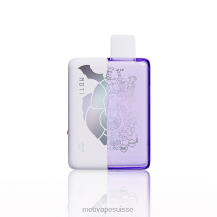 MOTI Vape Flavors Suisse - MOTI Duo 9000 vapes jetables (5%, 9000 bouffées) glace aux myrtilles DTJL068