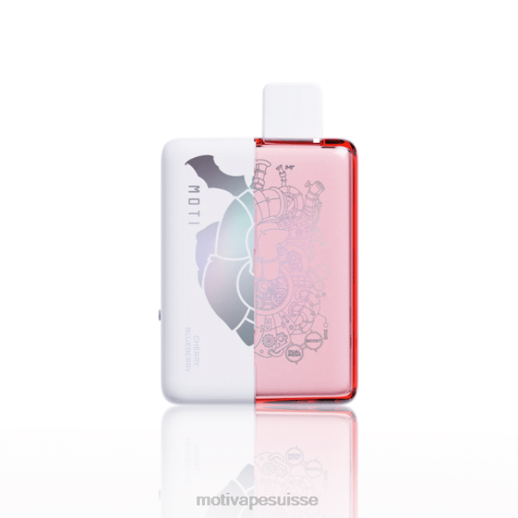 MOTI Vape For Sale - MOTI Duo 9000 vapes jetables (5%, 9000 bouffées) myrtille cerise DTJL069