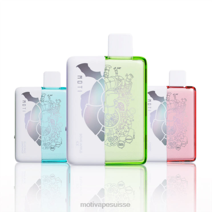 MOTI Vape For Sale - MOTI Duo 9000 vapes jetables (5%, 9000 bouffées) myrtille cerise DTJL069