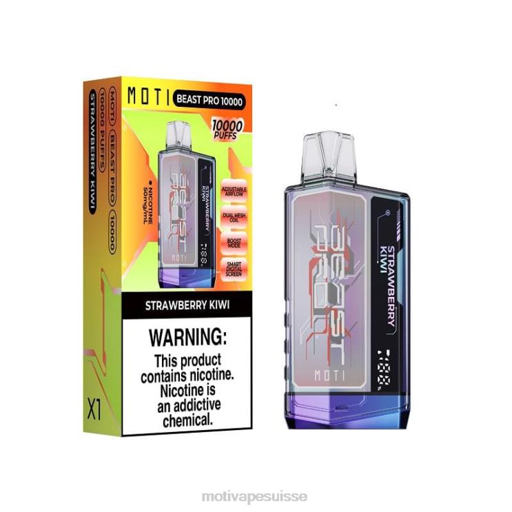 MOTI Vape Flavors Suisse - MOTI Beast Pro vape jetable (5%, 10000 bouffées) tempête bleue DTJL038