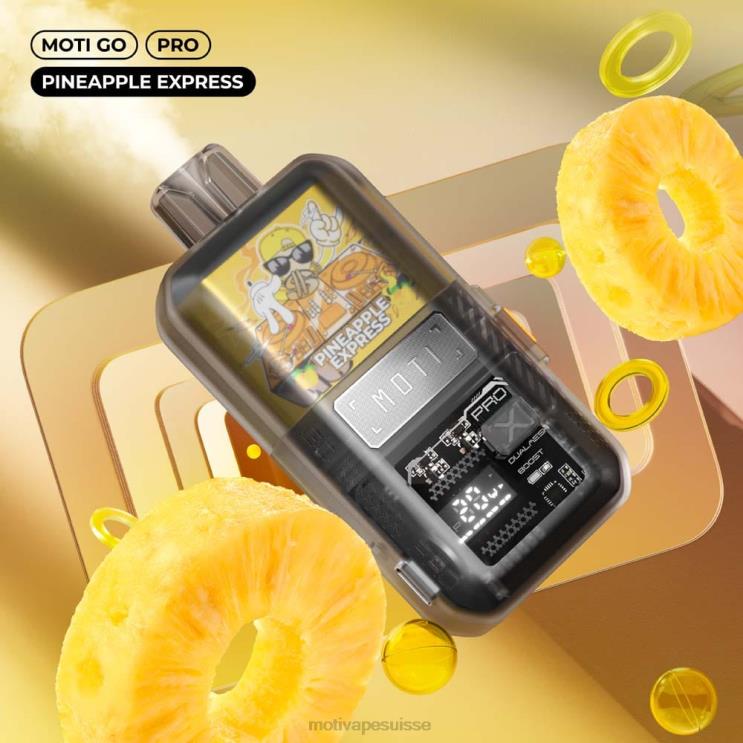MOTI Vape Pop Suisse - MOTI Go Pro vape jetable (5%, 12000 bouffées) gaulthérie DTJL024