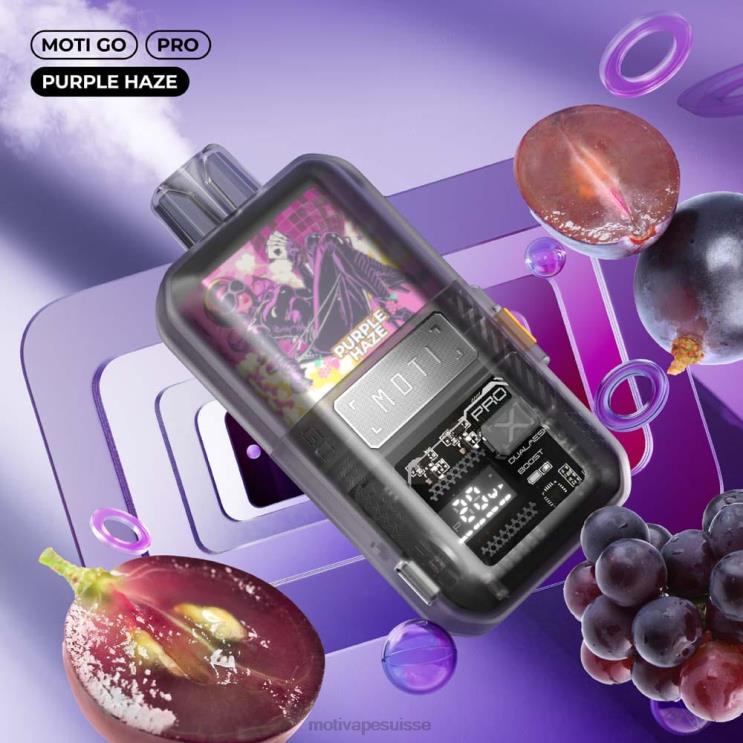 MOTI Vape Price Suisse - MOTI Go Pro vape jetable (5%, 12000 bouffées) menthe pastèque DTJL025